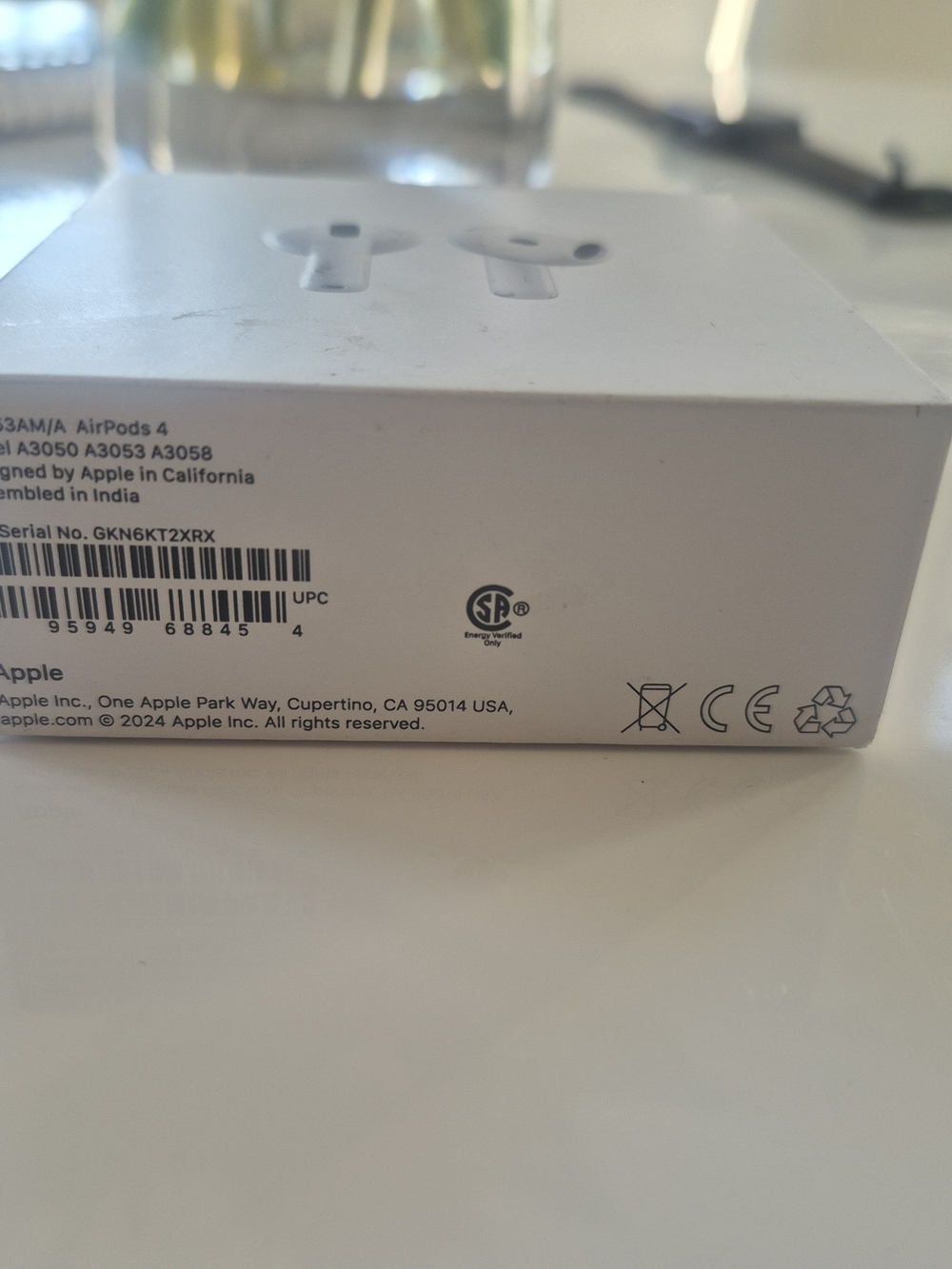Apple AirPods 4 Wireless Earbuds - White